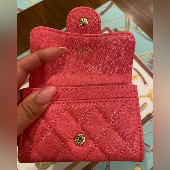 CC Caviar Pink Wallet - Picture 5 of 10